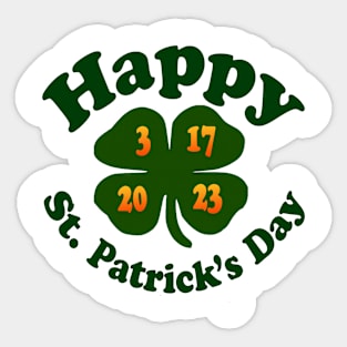 Happy St. Patrick's Day 2023 Sticker